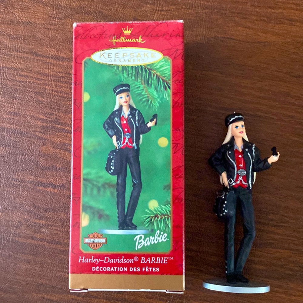 Hallmark Harley Davidson Barbie Ornament 1999